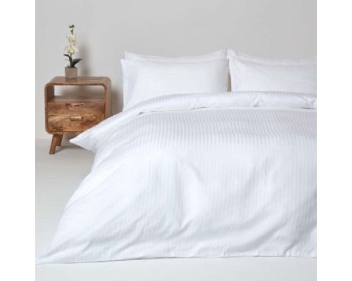 Наволочка Stripe SoundSleep сатин-страйп білий 50х70 см