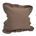 Наволочка декоративна з рюшами Stonewash Coffee SoundSleep 45х45 см