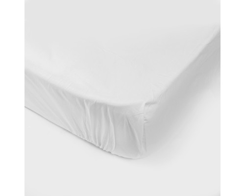 Простиня на резинці SoundSleep бiла 180х200 см