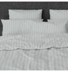 Простирадло на гумці Stripy Grey SoundSleep бязь 160х200 см