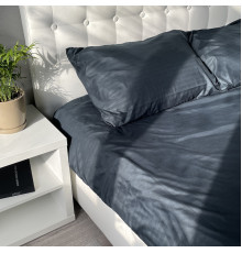 Комплект постільної білизни Emily Fiber Black Stripe мікрофібра односпальний 140х205 см чорний (2800005069174)