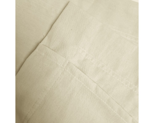 Комплект наволочок SoundSleep Stonewash Adriatic milky з кантом 50х70 см 2 шт молочний (2800004769594)