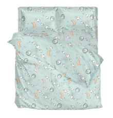Комплект постільної білизни в ліжечко SoundSleep бязь 110х140 см м'ятний (2800004510639)