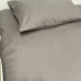 Простирадло на резинці фланелева Delicacy SoundSleep сіре 90х200 см
