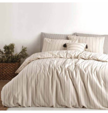 Комплект постільної білизни SoundSleep Stonewash TOMMY LIGHT світло-сірий євро