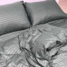 Комплект постільної білизни Fiber Grey Stripe Emily мікрофібра сірий двоспальний