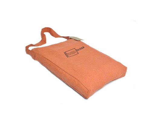 Комплект постільної білизни SoundSleep Muse terracotta Stonewash льон Євро King 230х220 см теракотовий (93254304)