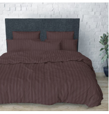 Наволочка SoundSleep Stripy Chocolate бязь 50х70 см коричнева (2800004674485)