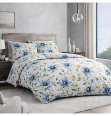 Комплект постільної білизни SoundSleep Ethereal Flore ранфорс двоспальний 175х205 см (2800005024289)