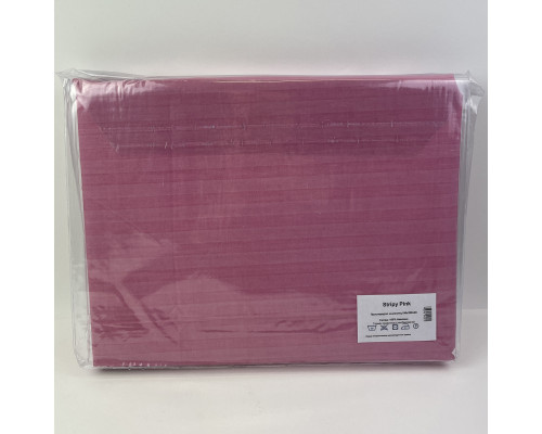 Простирадло на гумці Stripy Pink SoundSleep бязь 140х200 см