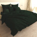 Комплект постільної білизни Stripy Green SoundSleep бязь євро