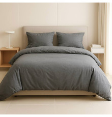 Наволочка SoundSleep Grey Tone бязь 50х70 см сіра (2800004979931)