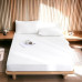 Простирадло на резинці фланелева Delicacy SoundSleep біле 90х200 см