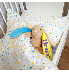 Комплект постільної білизни дитячий Stars SoundSleep фланель