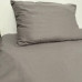 Простирадло на резинці фланелева Delicacy SoundSleep сіре 90х200 см