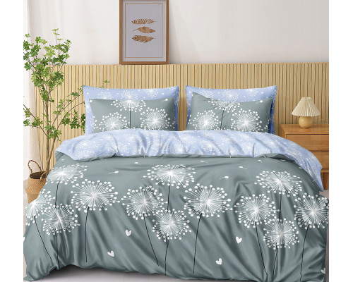 Наволочка SoundSleep Dandelions бязь 70х70 см сіра (2800004976596)