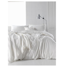 Комплект постільної білизни SoundSleep Muslin white євро