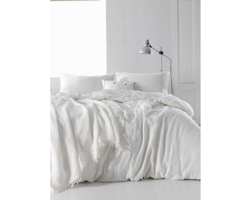 Комплект постільної білизни SoundSleep Muslin white євро