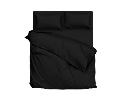 Простирадло SoundSleep Elisa сатин 220х240 см чорний (2800004516549)