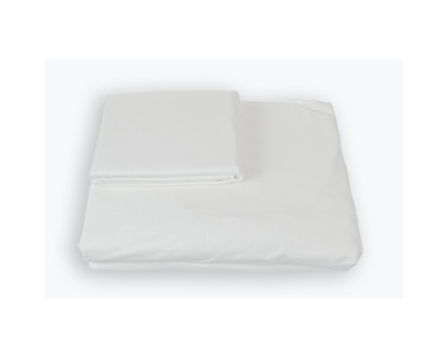 Простирадло на гумці SoundSleep Shine сатин white біле 200х220 см