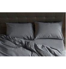 Комплект наволочок Stonewash castle rock SoundSleep сірий 50х70 см