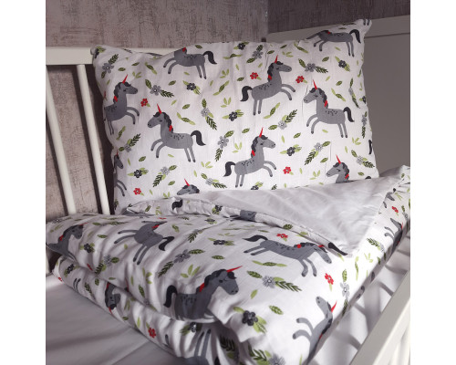 Підлітковий комплект постільної білизни Unicorn SoundSleep муслін