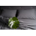 Комплект постільної білизни SoundSleep Stonewash Adriatic полуторний dark gray сірий