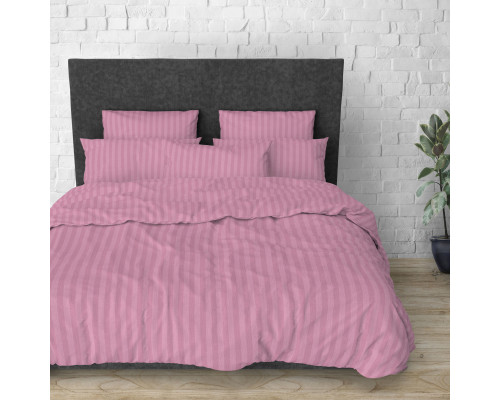 Простирадло на гумці Stripy Pink SoundSleep бязь 140х200 см