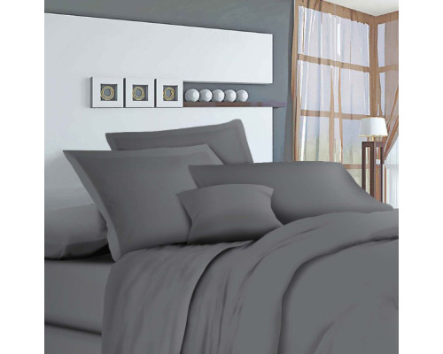 Комплект постільної білизни Manner Grey SoundSleep бязь євро