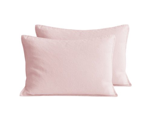 Комплект наволочок SoundSleep Stonewash Adriatic pastel pink 50х70 см 2 шт пастельно-рожевий (2800004760867)
