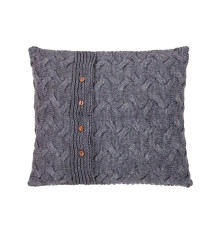В'язана наволочка SoundSleep Varanasi світло-сіра