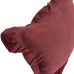 Наволочка декоративна з рюшами Muslin Burgundy SoundSleep бургунді 45х45 см