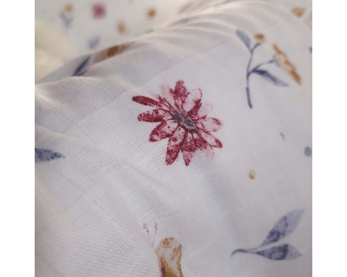 Підлітковий комплект постільної білизни Flowers SoundSleep муслін