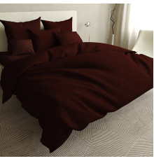 Простирадло на гумці SoundSleep Manner Brown бязь 160х200х20 см шоколад (2800004674584)