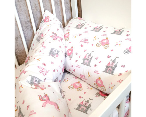 Комплект постільної білизни зимовий у ліжечко SoundSleep Princess дитячий фланель 112х147 см (2800004977708)