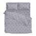 Комплект постільної білизни SoundSleep Gray Stars бязь підлітковий 160х215 см сірий (2800004775250)