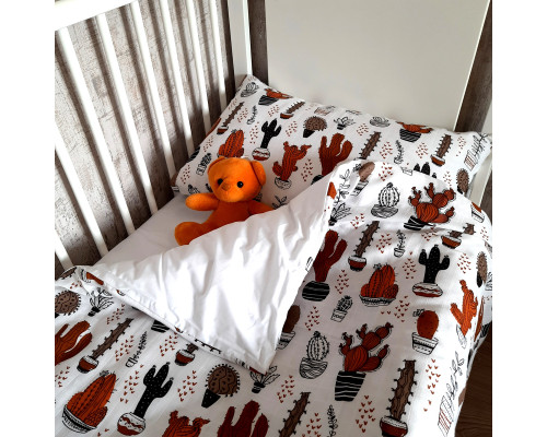 Комплект постільної білизни в ліжечко Cactus SoundSleep Муслін