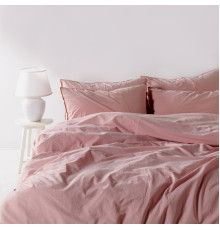 Комплект постільної білизни SoundSleep Stonewash Adriatic євро milky pastel pink рожевий