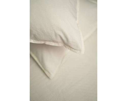 Комплект постільної білизни SoundSleep Stonewash Adriatic сімейний milky молочний
