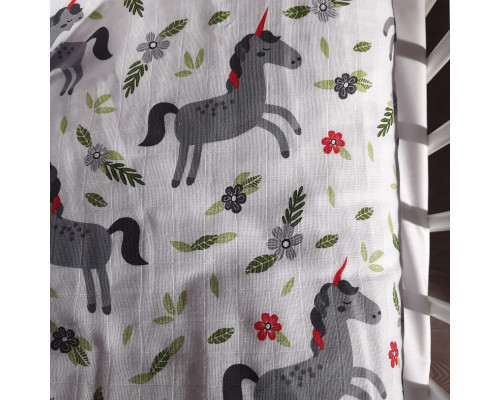 Комплект постільної білизни в ліжечко Unicorn SoundSleep Муслін