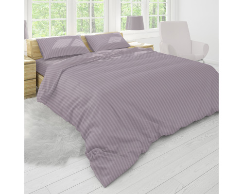 Комплект постільної білизни Stripy Seafog SoundSleep бязь євро