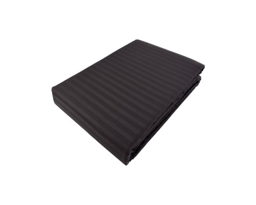 Комплект постільної білизни SoundSleep Stripe Chocolate сатин-страйп шоколад сімейний