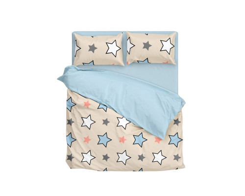 Наволочка SoundSleep Star One бязь 40х60 см блакитна (2800004797603)