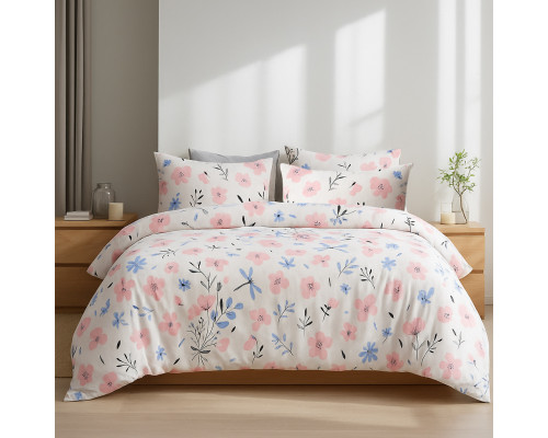 Наволочка фланелева SoundSleep Blossom 50х70 см фланель біла (2800004996839)