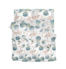 Комплект постільної білизни SoundSleep Sirena бязь Двоспальний євро 200х220 см зелений (2800004484695)