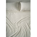 Комплект постільної білизни SoundSleep Stonewash Adriatic сімейний milky молочний
