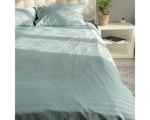 Комплект постільної білизни Emily Fiber Marine Stripe мікрофібра односпальний 150х220 см блакитний ( 2800005069143)