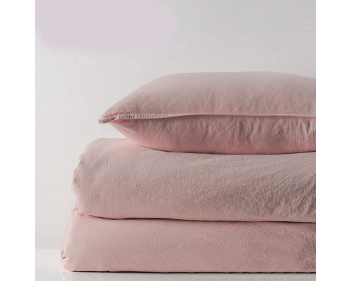 Простирадло на гумці SoundSleep Stonewash Adriatic pastel pink 160х200х30 см пастельно-рожеве (2800004760874)