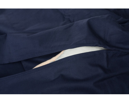 Підковдра SoundSleep dark blue 183 ранфорс 140х205 см темно-синя (2800004603362)