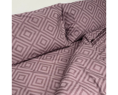 Простирадло на гумці SoundSleep Rhomb Brown бязь 160х200х20 см коричневе (2800004674669)